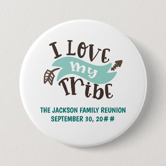  Ik hou van mijn stam Ronde Button 7,6 Cm (Voorkant)