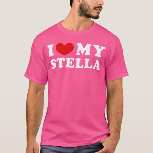 Ik hou van mijn Stella cadeau T-shirt (Voorkant)