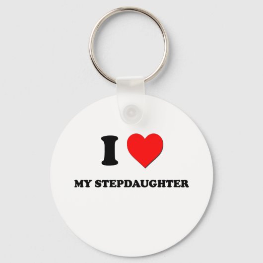 Ik hou van mijn Stepdochter Sleutelhanger (Voorkant)