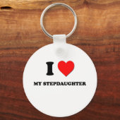 Ik hou van mijn Stepdochter Sleutelhanger (Voorkant)