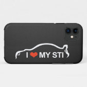 Ik hou van mijn STI Case-Mate iPhone Case (Achterkant (horizontaal))