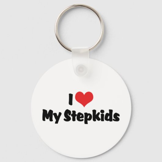 Ik hou van mijn stiefkinderen Sleutelhanger (Voorkant)
