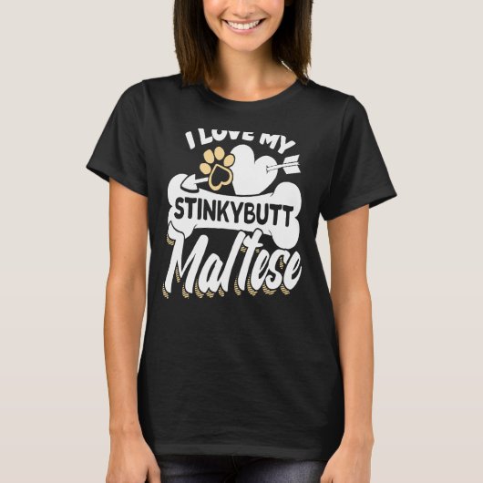 Ik hou van mijn stinkende kont t-shirt (Voorkant)