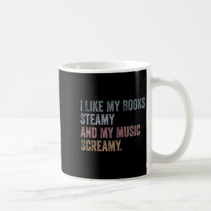 Ik hou van mijn stomende boeken en mijn muziek sch koffiemok