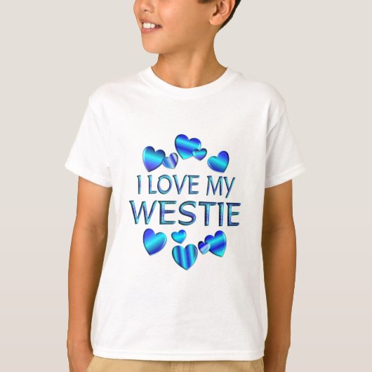 Ik hou van mijn stropdas t-shirt (Voorkant)
