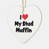 Ik hou van mijn Stud Muffin Ornament (Links)