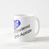 Ik hou van mijn studenten met autisme mok (Voorkant rechts)