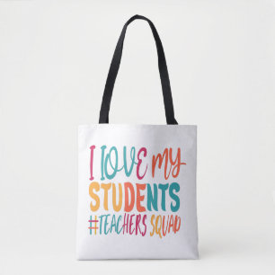 IK HOU VAN MIJN STUDENTEN. TOTE BAG