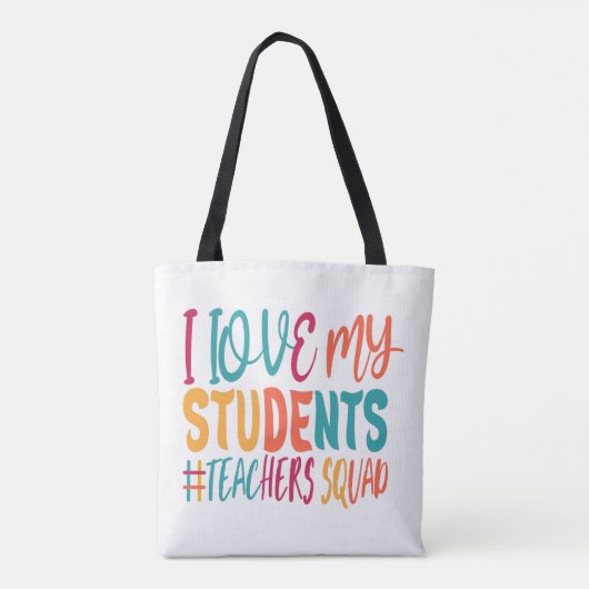 IK HOU VAN MIJN STUDENTEN. TOTE BAG (Achterkant)