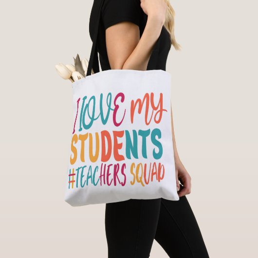 IK HOU VAN MIJN STUDENTEN. TOTE BAG (Dichtbij)