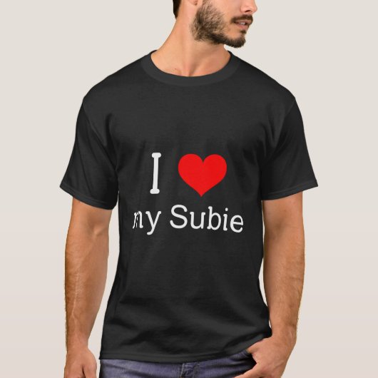 Ik hou van mijn Subie T-shirt (Voorkant)