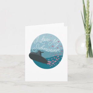 Ik hou van mijn Submariner-kaart Kaart