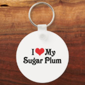 Ik hou van mijn Sugar Plum Sleutelhanger (Voorkant)