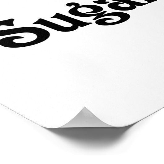 Ik hou van mijn suikerBritten Poster (Hoek)