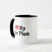 Ik hou van mijn suikerpruim mok (Voorkant links)