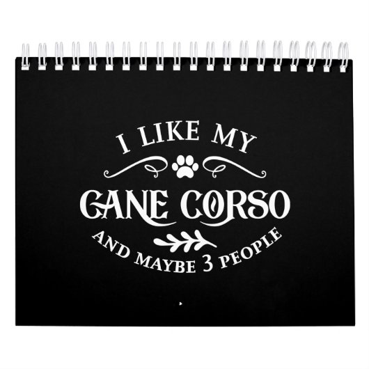 Ik hou van mijn suikerriet Corso unieke Hondenlief Kalender (Hoes)