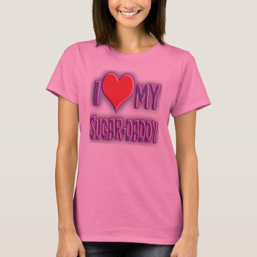 Ik hou van mijn suikervader. t-shirt (Voorkant)