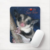 Ik hou van mijn Suikerzanger - Kutste Glider serie Muismat (Met muis)