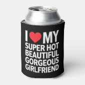 Ik hou van mijn super hete prachtige Vriendin Blikjeskoeler (Blikje Voorkant)
