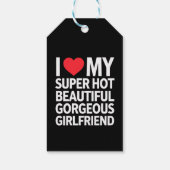 Ik hou van mijn super hete prachtige Vriendin Cadeaulabel (Achterkant)