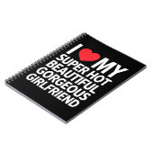 Ik hou van mijn super hete prachtige Vriendin Notitieboek (Linkerzijde)