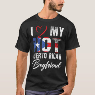 Ik hou van mijn superPuerto Ricaanse vriend Proud  T-shirt