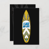 Ik hou van mijn surfbord Dank je wel. Bedankkaart (Voorkant / Achterkant)