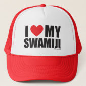 Ik hou van mijn swamiji - Spirituele yoga Trucker Pet (Voorkant)