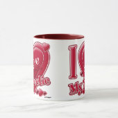 Ik hou van mijn Sweetie Red - hart Mok (Midden)