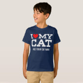 Ik hou van mijn T-Shirt Cat Cat Cat Lovers (Voorkant volledig)