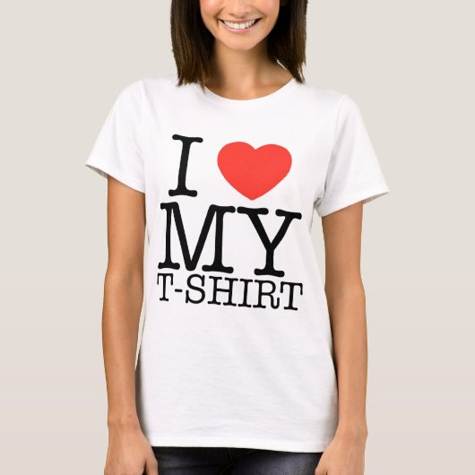 Ik hou van mijn T-shirt - RetroMe - T-shirt (Voorkant)