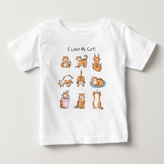 Ik hou van mijn T-shirt voor Cat Toddler (Voorkant)