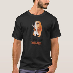 Ik hou van mijn taart Potcake Dog T-shirt