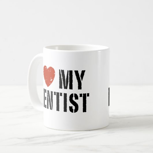 Ik hou van mijn tandarts Mok (Voorkant links)