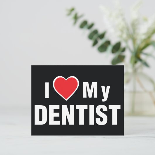 Ik hou van mijn tandste Briefkaart (Staand voorkant)