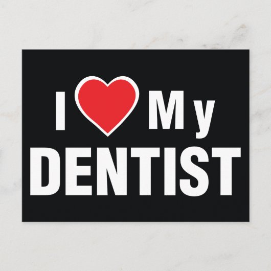 Ik hou van mijn tandste Briefkaart (Voorkant)