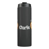 Ik hou van mijn tandwieltje dat het hart opblaast thermosbeker (Voorkant)