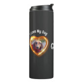 Ik hou van mijn tandwieltje dat het hart opblaast thermosbeker (Gedraaid links)