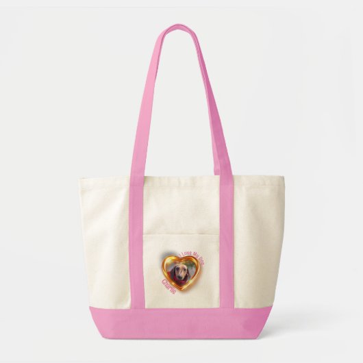Ik hou van mijn tandwieltje dat het hart opblaast tote bag (Voorkant)