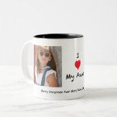 Ik hou van mijn tante 2 Foto  Mok (Voorkant links)