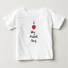 Ik hou van mijn tante Baby Shirt