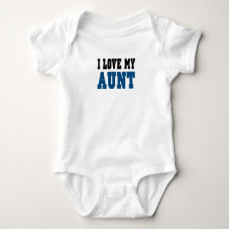 Ik hou van mijn tante (blauw) romper