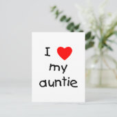 Ik hou van mijn tante briefkaart (Staand voorkant)