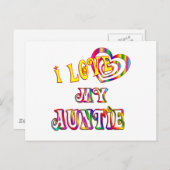 Ik hou van mijn tante briefkaart (Voorkant / Achterkant)