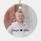 Ik hou van mijn tante Custom 2 Sided Photo Ornamin Keramisch Ornament (Achterkant)