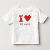 Ik hou van mijn tante kinder shirts (Voorkant)