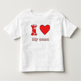 Ik hou van mijn tante kinder shirts