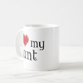 Ik hou van mijn tante koffiemok (Voorkant links)