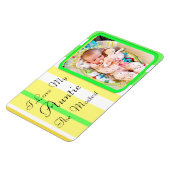 Ik hou van mijn tante Lime Green gepersonaliseerde Magneet (Linkerzijde)