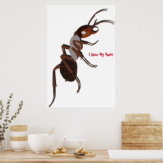 Ik hou van mijn tante Poster (Keuken)